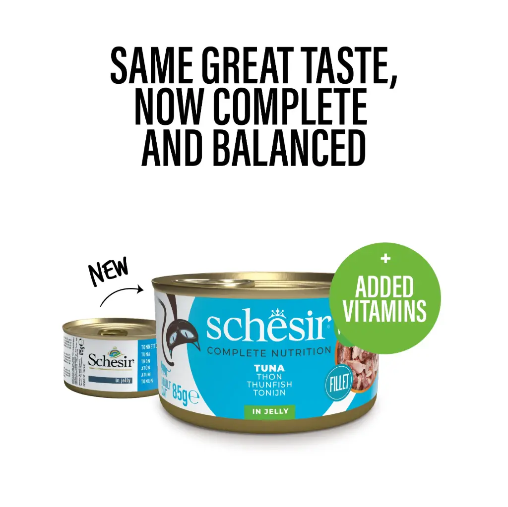 Schesir Cat Can Tuna In Jelly 85g