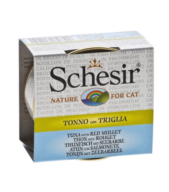 Schesir Can for Cat Tuna with Red Mullet 70g