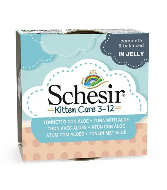 Schesir Can Kitten Care (3-12 Months) Tuna with Aloe 85g