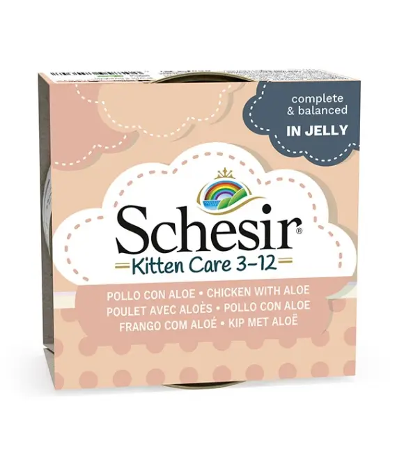 Schesir Can Kitten Care (3-12 Months) Chicken with Aloe 85g