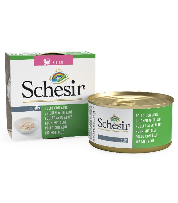 Schesir Can Kitten Care (3-12 Months) Chicken with Aloe 85g