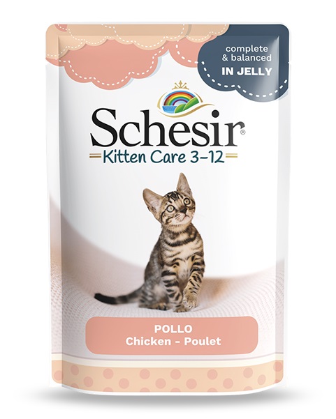Schesir Pouch Kitten Care (3-12 Months) Chicken in Jelly 85g