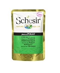 Schesir Pouch Nature Pollo Chicken Fillets for Cats 100g