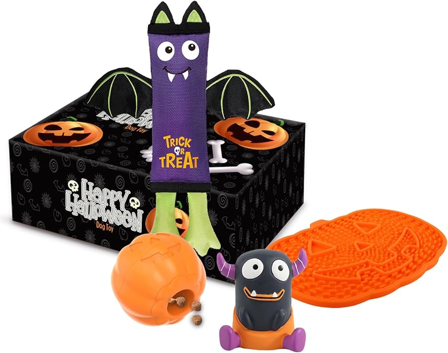All For Paws Halloween Dog Toy Gift Set