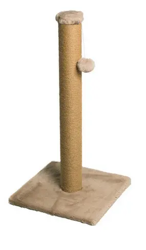 Scratch it Premium Cat Scratcher Post Long Hair Plush 39X39X80cm