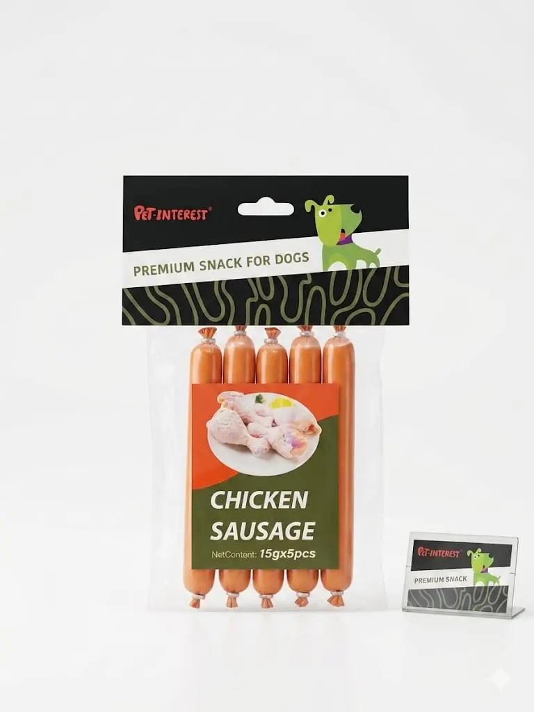Pet Interest Sausage Chicken 15gX5pk