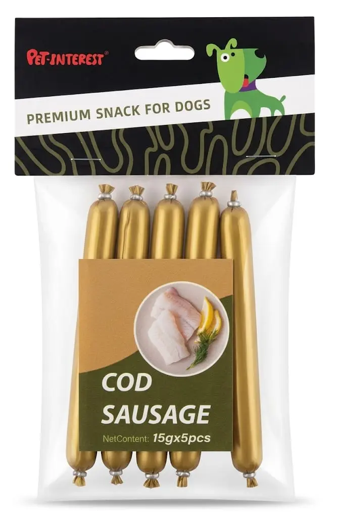 Pet Interest Sausage Cod 15gX5pk