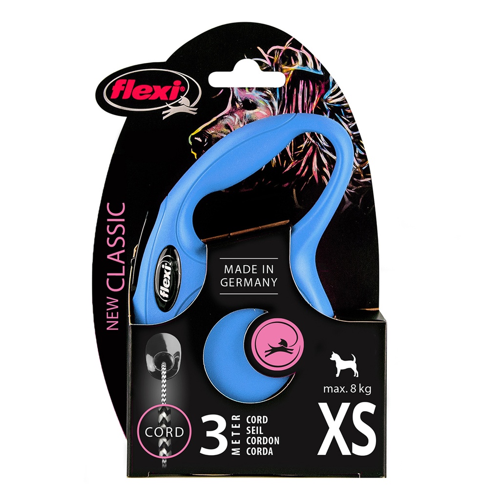 Flexi New Classic Retractable Cord Leash XS 3M For Cat