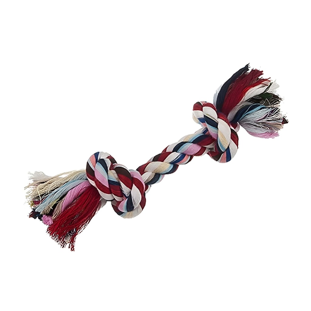 Pet Interest Rope Cotton Toy 2 knots 32mmX35.5cm 280gr