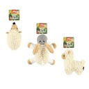 Pet Interest Zoo Friends Cuddly Squeaky Toy Noodle Animals
