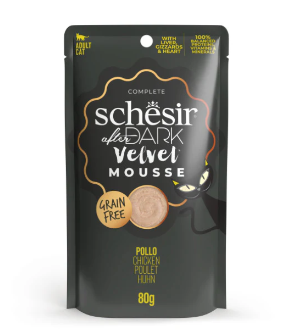 Schesir After Dark Pouch Velvet Mousse Chicken 80g