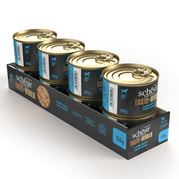 Schesir Taste The World Can For Dog Lamb with CousCous 150g