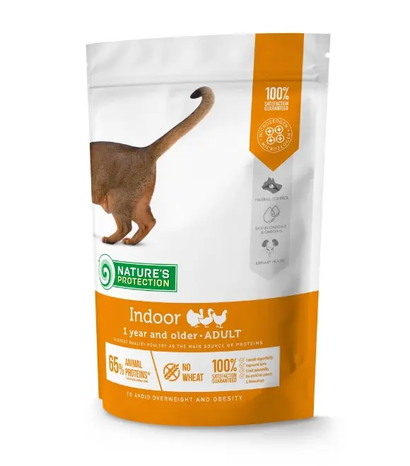 Nature’s Protection Indoor Cat Dry Food – Poultry, 2kg 