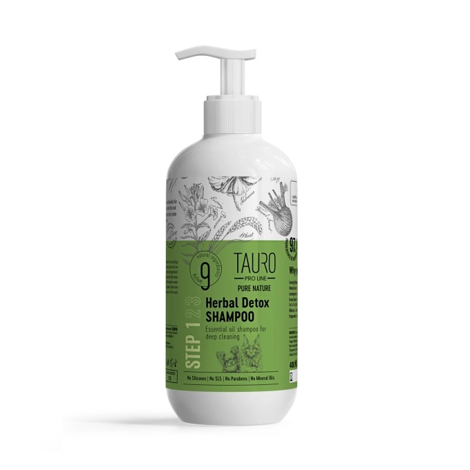 Tauro Pro Line Pure Nature Herbal Detox Deep cleaning shampoo 400ml