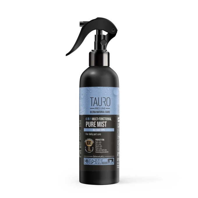 Tauro Pro Line Ultra Natural Care 6in1 Multi-Functional Pure Mist for Daily Pet Care 250ml