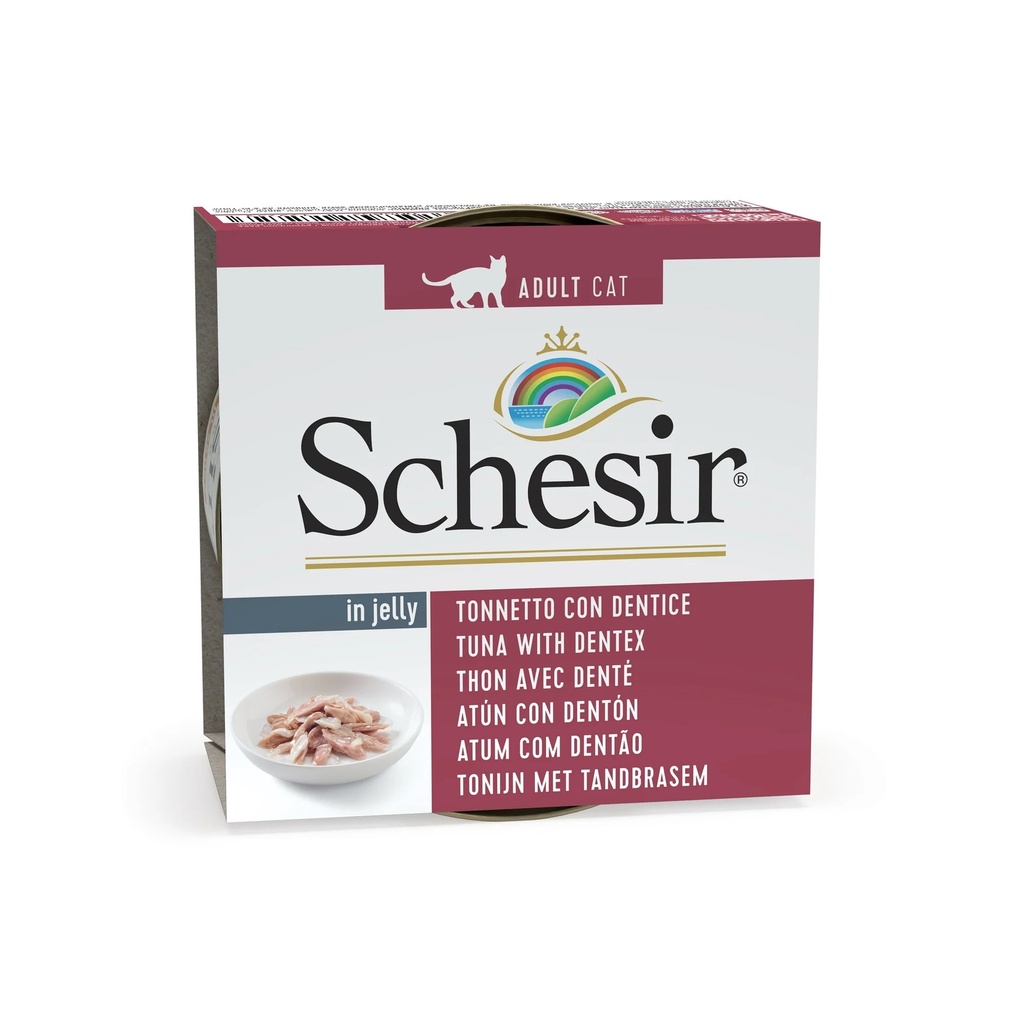 Schesir Can for Cat Tuna with Dentex  in Jelly 85g