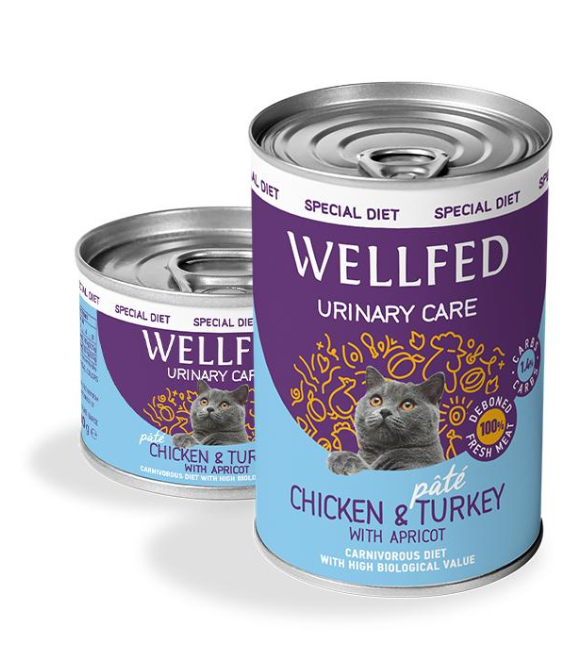 Pet Interest Wellfed Urinary Care Chicken and Turkey with Apricot Pate
