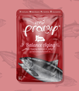 Pramy Tuna Topping Salmon in Jelly 7+ Balance Aging Cat Pouch 70g