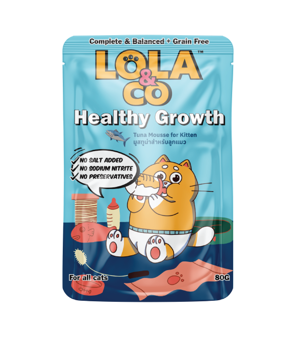 LOLA &amp; CO Tuna  Mousse For Kitten Pouch 80g