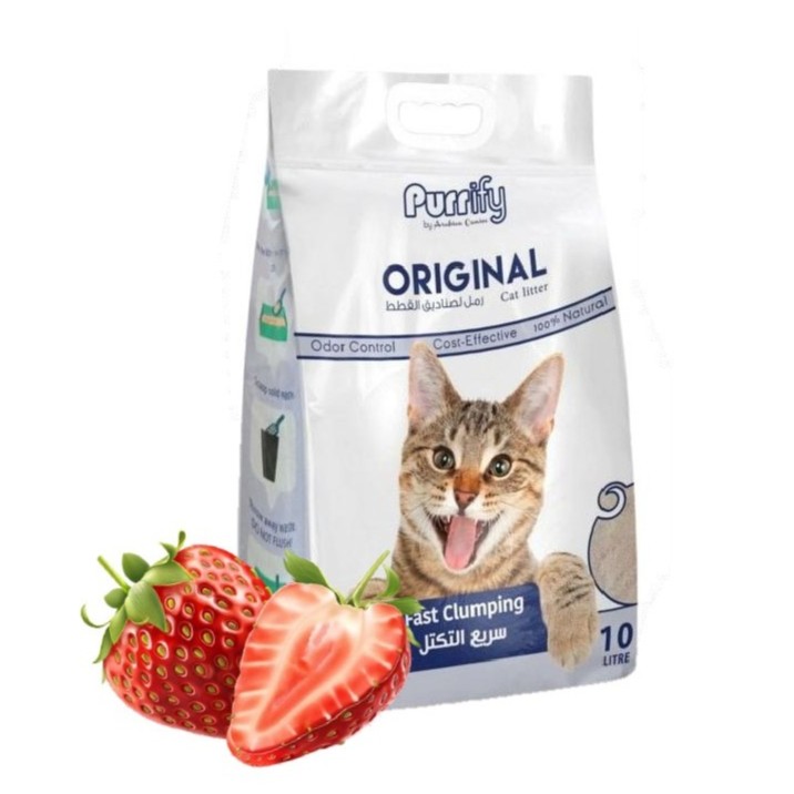 Purrify Original Cat Litter - 10Ltr Strawberry