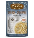 Cat Fest Salmon with Calamari Tender Jelly Pouch 70g