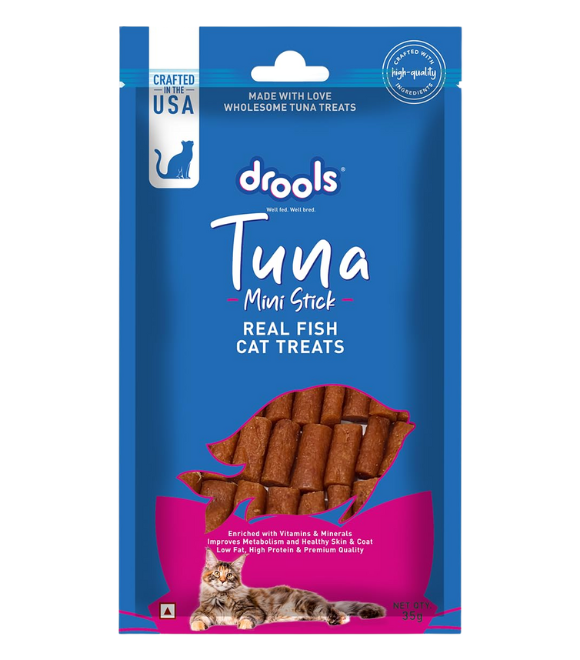 Drools Tuna Mini Sticks Cat Treats 35g