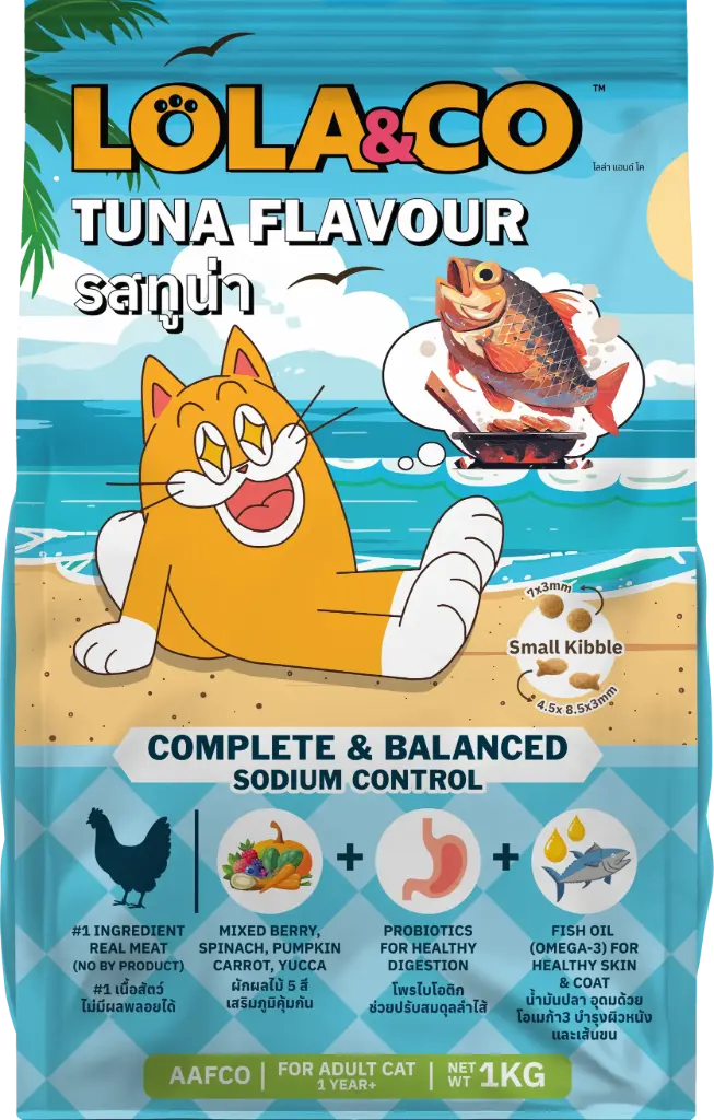 LOLA & CO Cat Dry Food – Tuna Flavour