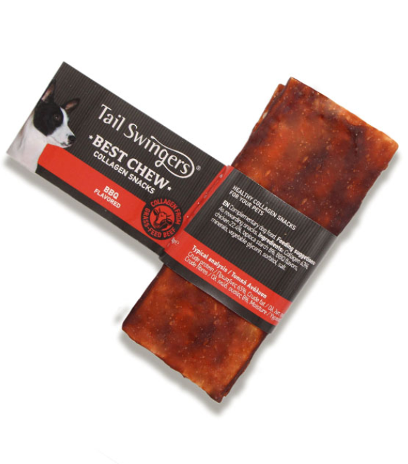 Pet Interest Tailswingers Best Chew Collagen Snacks – BBQ Flavor, 35g