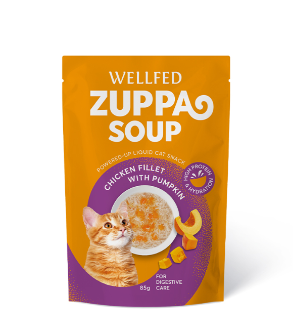 Pet Interest Wellfed Zuppa Soup – Chicken Fillet with Pumpkin for Cats, 85g