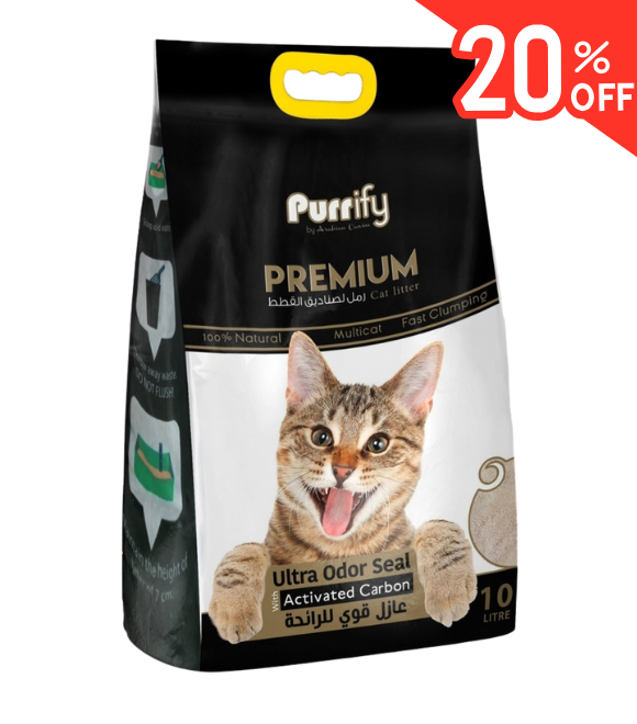 Purrify Premium Cat Litter 10Ltr-Offer