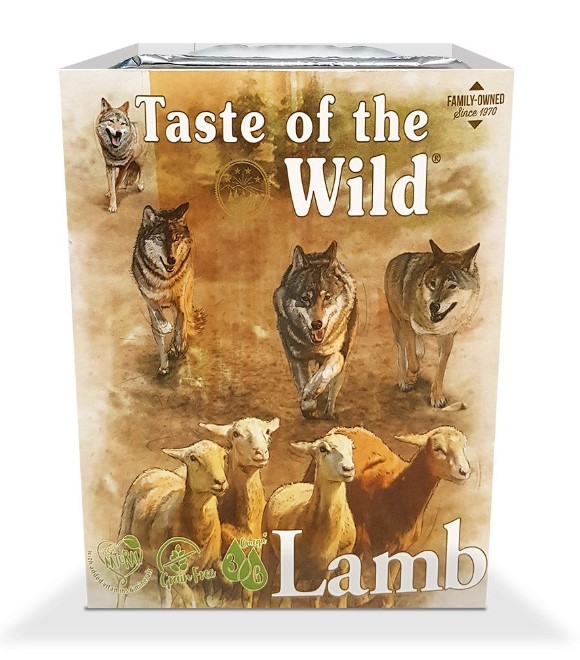 Taste Of The Wild Lamb And Chicken Tray In Pate 390g