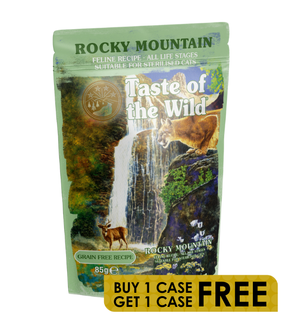 Taste of the Wild Rocky Mountain Feline Wet Food Pouch 85g