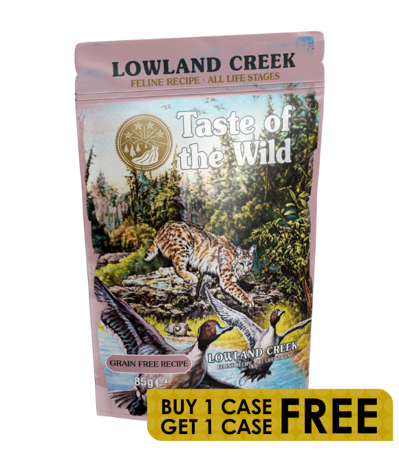 Taste of the Wild Lowland Creek Feline Wet Food Pouch 85g
