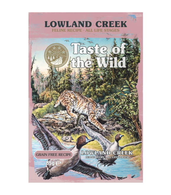 Taste of the Wild Lowland Creek Feline Wet Food Pouch 85g