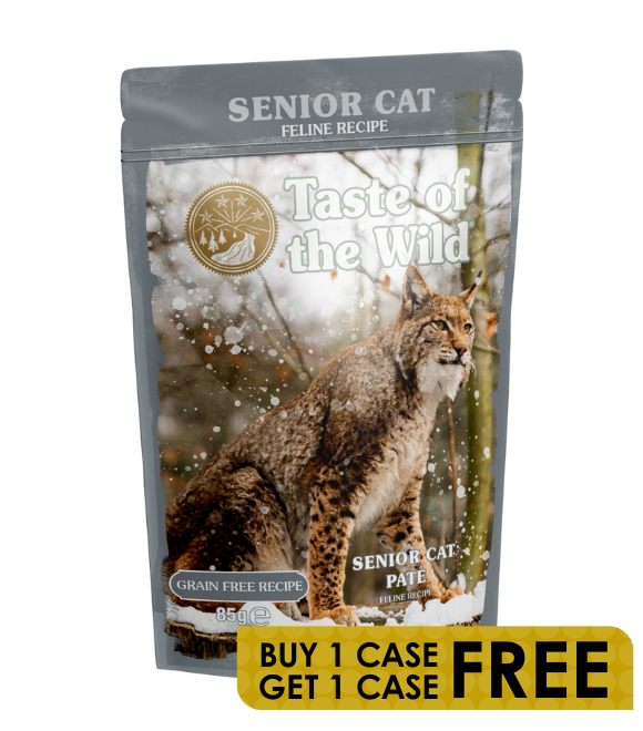 Taste of the Wild Grain Free Senior Cat Pate Pouch 85g