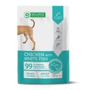 Nature’s Protection Weight Control Pouch with Chicken & White Fish – Adult Dogs (100g)