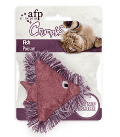 [847922026523] All For Paws Crumples - Fish - Purple