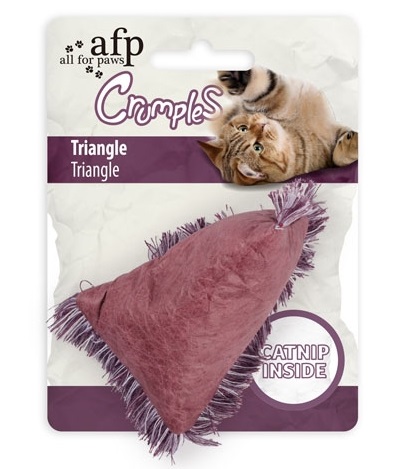 [847922026592] All For Paws Crumples - Triangle - Purple