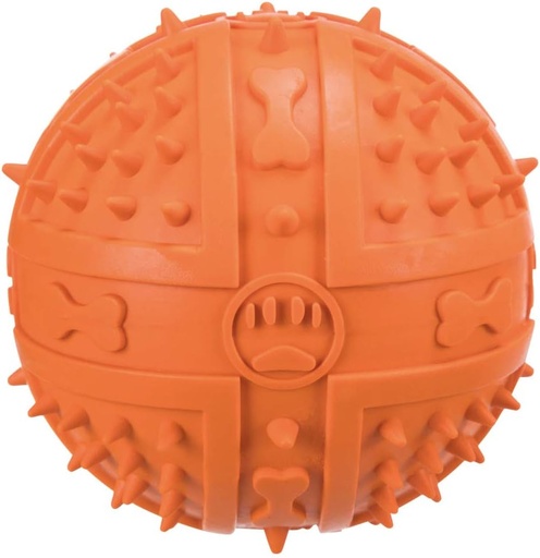 [721343921240] Begood Rubber Header Squek Ball-Orange