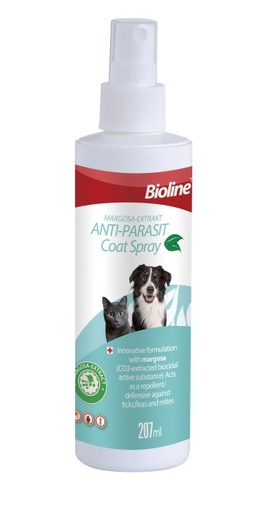 [6970117122008] Bioline Anti Parasit Coat Spray 207ml