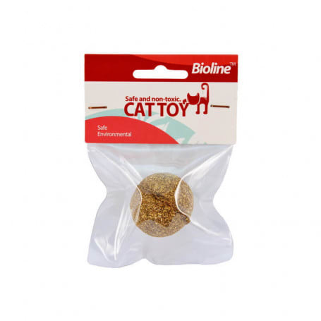 [6970117121353] Bioline Catnip/Rattan/Licorice Root Ball 1PC