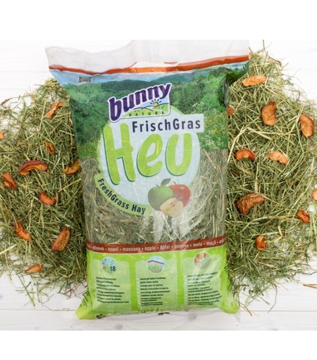 [4018761140107] Bunny Nature Hay Fresh Apple 500g