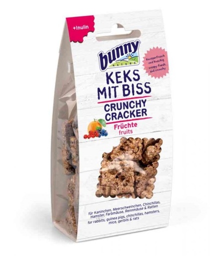 [4018761116263] Bunny Nature Keks Mit Biss Crunchy Crackers Fruits 50g