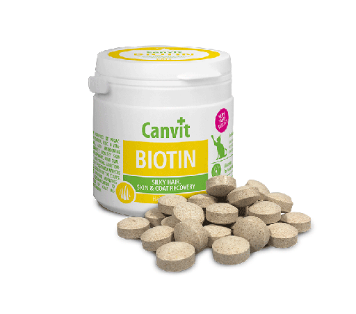 [8595602507412] Canvit Biotin Hair & Skin for Cats 100g