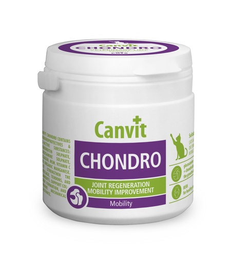 [8595602507436] Canvit Chondro Mobility Improvement Joint Regeneration 100g for Cats