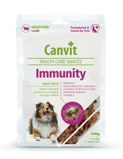 [8595602508785] Canvit Health Care Snacks Immunity for Adult Dogs 200g