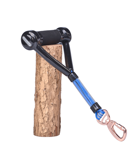 [6949111730533] Dogness Anti Shock Elastick Leash L 2.5cmx25cm Blue