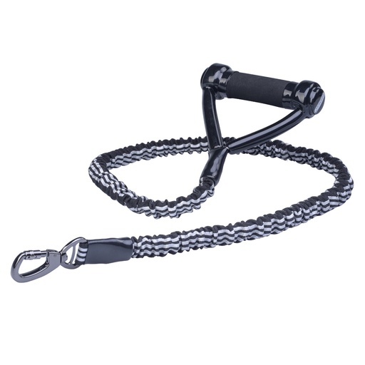 [6949111730625] Dogness Anti Shock Elastick Leash M 2cmx63cm Black