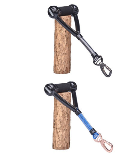 [6949111730540] Dogness Anti Shock Elastick Leash S 2cmx25cm Black