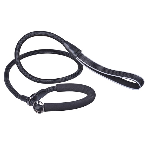 [6949111730441] Dogness Braided Nylon Collar & Leash-Black XS/S .85cmx152cm